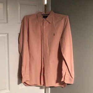 Orange Ralph Lauren Oxford shirt